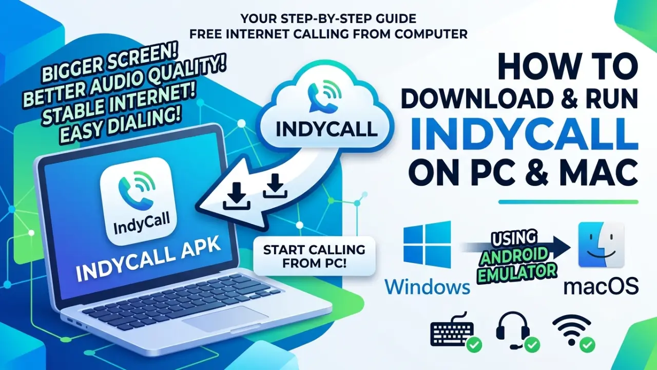 How to Download IndyCall APK for PC